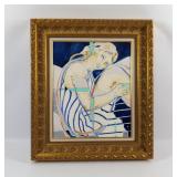 Oil on Canvas by Martine Delaleuf. Entitled "Bayadere"