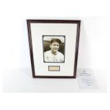 Lou Gehrig New York Yankees Photo with Autograph Cut