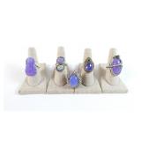 Collection of Sterling Silver HSN/QVC Rings