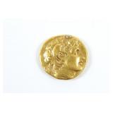 AU Gold Stater. Kings of Macedonian Lysimachos