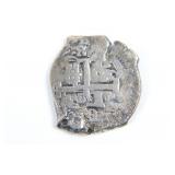 1698 Spanish 8 reales. Colonial Spain, Potosi Mint