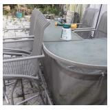 5 piece patio Bar set.