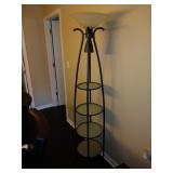 floor lamp with shelves