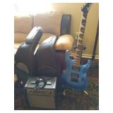 Guitar unit w/Amp and Stand cases extra