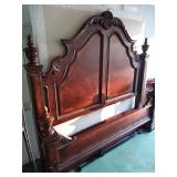 beautiful King bed w/o mattress