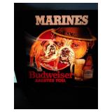 Vintage Marine light up Bar sign