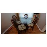 Rattan Dinette Set 4/chairs