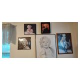 many Marilyn Pictures.