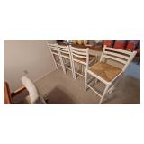 4 bar height stools.