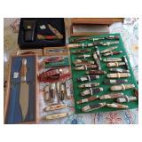 Case, Buck, Barlow, Uncle Henry pocket knives