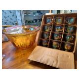 Complete Carnival Punch Bowl Set
