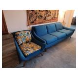 MCM Sofa and Side Chair