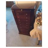 Open Top & 2 side 8 drawer with hidden 9th Jewelry Stand