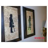 2 silhouettes