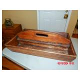 handmade wooden tool caddy