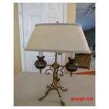 oil claw foot lamp