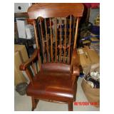 spindle back rocker