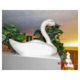 wooden swan