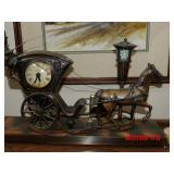 horse and coach clcok