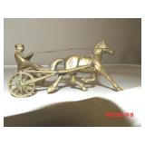brass horse and buggy