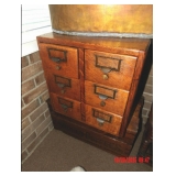 wood file cabinet