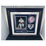 Authentically signed Mickey Mantle photograph.