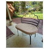 Patio settee