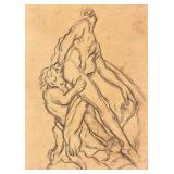 Original Graphite Drawing (Study) Signed P. Ceźanne