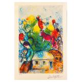 Limited Edition Lithographic Print Signed in plate Marc Chagall & Numbered 32/375
