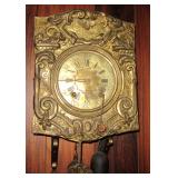 French Comtois Wall Clock with Verge Escapement