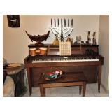 Art, Masks, Statues, Upright Piano, Wicker, LP's, and Entire Contents of 40 Years 