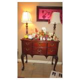 mahogany mini buffet