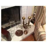 Andirons and Humidor