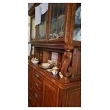 $300 Oak China Cabinet