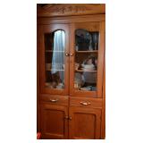 $400 Antique Oak China Cabinet