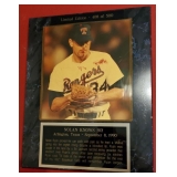 $75, "Nolan Knows Bo" Plaque