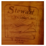 $350 Rare Stewart Safe Seal Cedar Chest