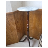 marble top plant stand