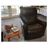 Lazy Boy Rocker Recliner, Dk Brown