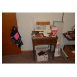 Sewing Cabinet & Portable Sewing Mach