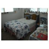 Full Bed & Mattress Set & Headboard
