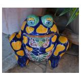 BIG colorful Patio Frog