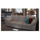 White Leather Sofa