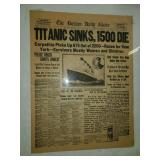Original(?) Titanic Newspaper