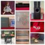 Rosewood Dining, Bose, Marantz, Art, Dolls, Metal Auto Signs, Etc..