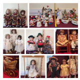 Handmade Porcelain Dolls, MCM Furniture, Cat's Meow Villages, & More!!