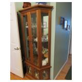 Double door curio cabinet