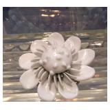 Haskell milk glass brooch 