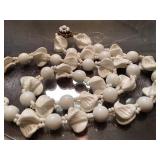 Miriam Haskell Milk Glass 