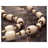 Miriam Haskell Milk Glass 